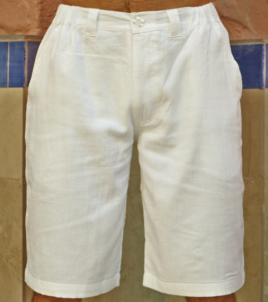 B200 Bermuda White Shorts